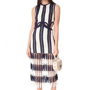 Self-Portrait Crochet Dress